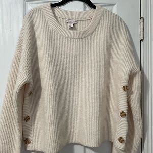 Sincerely Jules ivory sweater NWT size Large